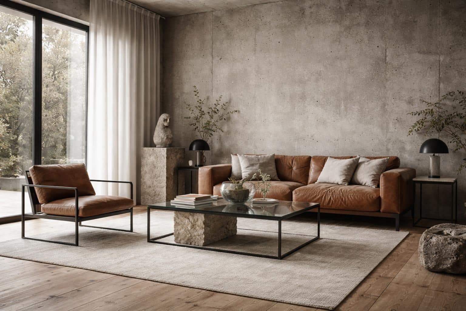 d&eacute;couvrez comment allier d&eacute;co contemporaine et mat&eacute;riaux bruts pour cr&eacute;er un &eacute;quilibre subtil et harmonieux dans votre int&eacute;rieur, alliant modernit&eacute; et authenticit&eacute;.