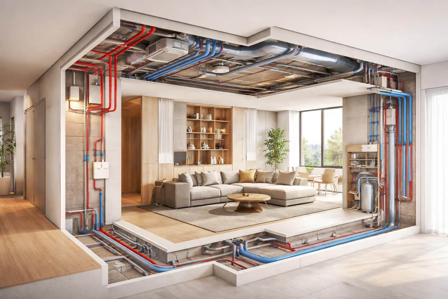 découvrez comment optimiser l'aménagement intérieur tout en respectant les contraintes techniques invisibles pour un espace harmonieux et fonctionnel.