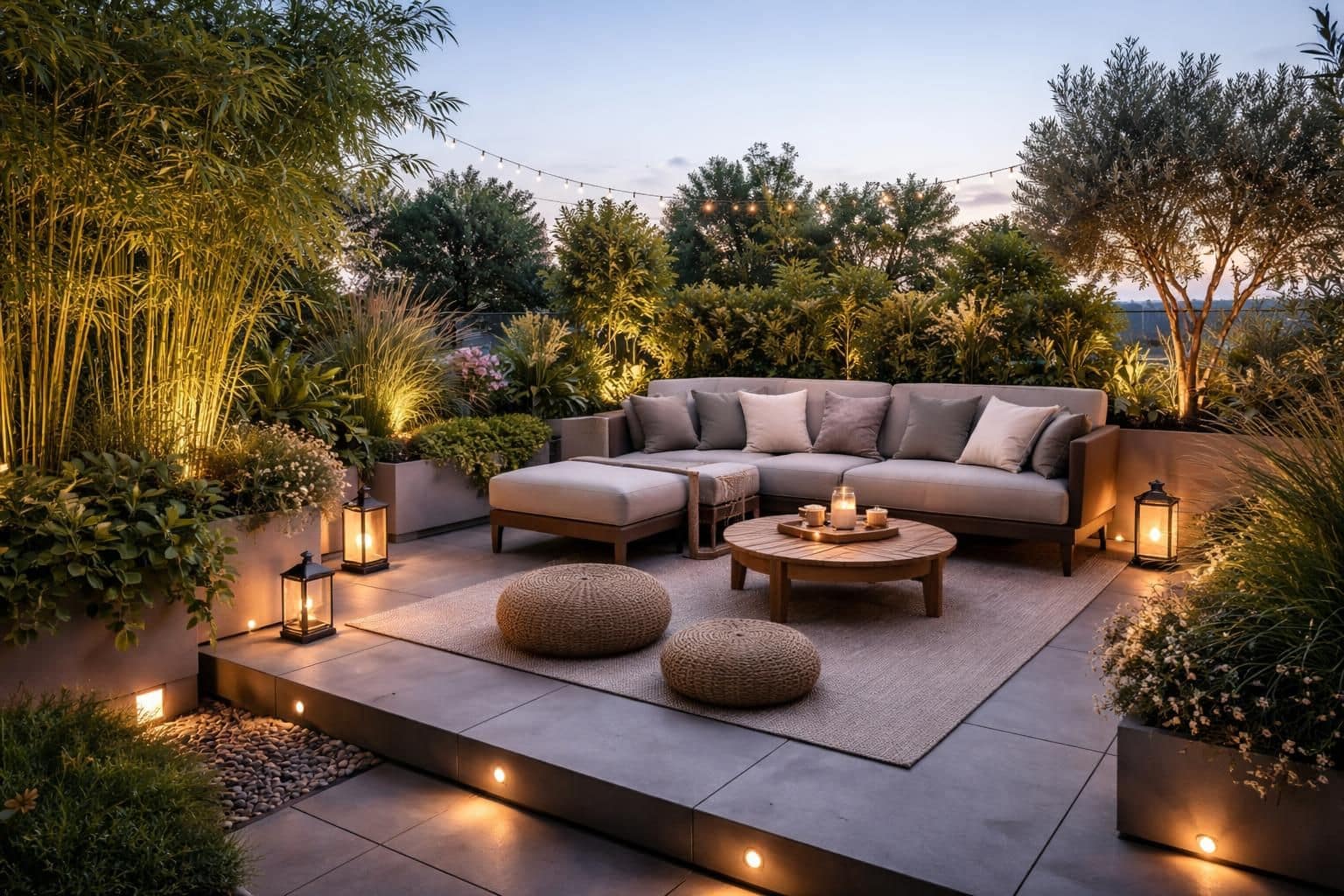 d&eacute;couvrez des astuces et conseils pratiques pour am&eacute;nager un jardin harmonieux autour d&rsquo;une terrasse existante, alliant esth&eacute;tique et fonctionnalit&eacute;.