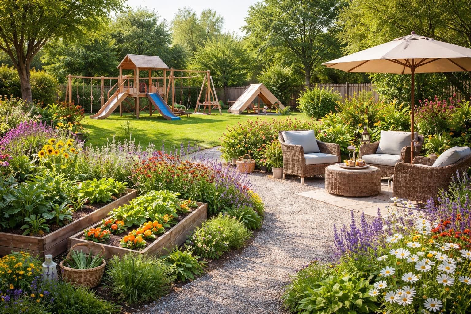 découvrez comment aménager un jardin familial alliant détente et praticité pour profiter pleinement d'un espace convivial et fonctionnel en plein air.